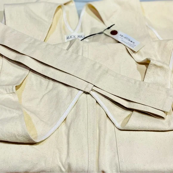 Alex Mill Cream Belted Jumpsuit - Picture 5 of 6